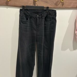 American Eagle Outfitters Black Straight Leg Jeans